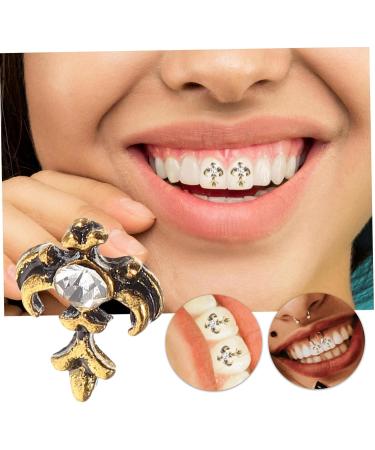CALLARON Tooth Gems Kit 6 Pcs Retro Vintage Decor Retro Decor Cosplay Grill Teeth Grills Chemicals Hip Hop Dental Tooth Jewels - Buy Online on GoSupps.com