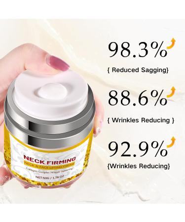 Collagen Face & Neck Tightening Cream Neck Firming Cream Tightening Lifting Sagging Skin Tightening and Repair Decolletage Cream Anti Aging Moisturizer for Neck D collet with Retinol Collagen - Buy Online on GoSupps.com