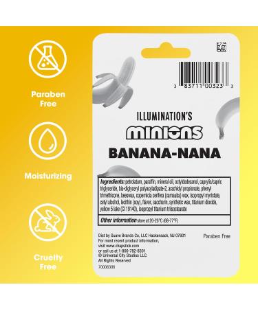 ChapStick Bulk Lip Balm Minions Banana-Nana (36 Sticks) Party Favors for Kids Stocking Stuffers 0.15 Oz Ea Banana-Nana 36 Sticks - Buy Online on GoSupps.com
