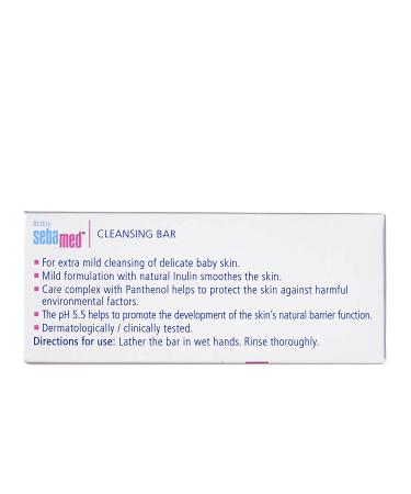 Sebamed Baby Cleansing Bar 3.5 oz - Gentle Baby Soap for Sensitive Skin - Buy Online on GoSupps.com