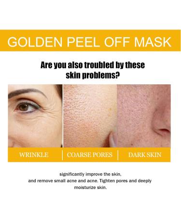  Dyceittdia Gold Face Mask Exfoliating Mask Cleans Blackheads and Impurities Reduce Wrinkles Firming Skin 2 Pieces x 80 g 2 Pieces Face Mask 2 Pieces - Buy Online on GoSupps.com