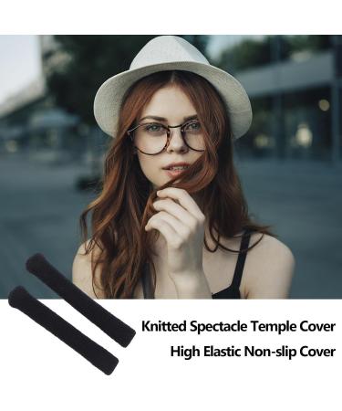 Buy Rosixehird Slip-Resistant Glasses Hanger Sleeves - Elastic Cushions for Sunglasses & Reading Glasses - Black - Buy Online on GoSupps.com