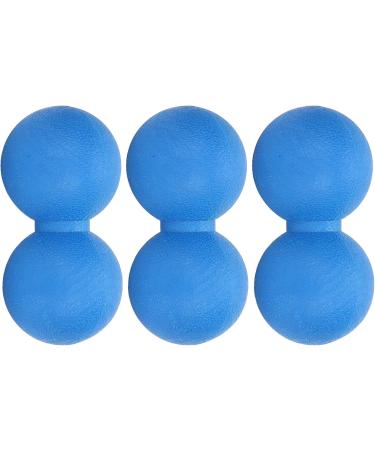 Ververt Touch Peanut Massage Ball Set - 3 Blue Fitness Yoga Balls for Muscle Relaxation & Recovery - Buy Online on GoSupps.com