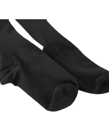 XL Black Thigh High Compression Stockings for Men and Women - Sport Compression Socks - Thigh Length Hose - Buy Online on GoSupps.com