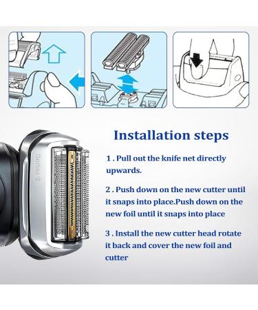 Braun Series 9 Replacement Head 94M - Compatible Shaving Head for Pro9 9040S & Electric Razors - Buy Online on GoSupps.com