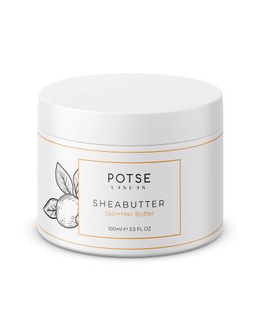 Shea Butter Stretch Cream for Body and Hair - Anti-Stretch Mark Cream Pregnancy Cellulite Stretch Mark Remover Psoriasis treatment with Lavender Oil 100ml