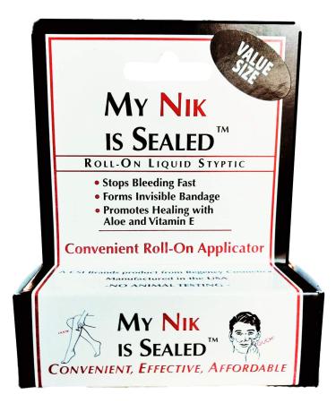 Cosmetically Sealed My Nik Is Sealed Roll-On Liquid Styptic 12ml | Made in USA - Buy Online on GoSupps.com