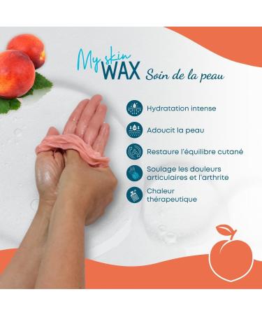 Cire de paraffine Maxi Pack 6 blocs de 400 g (2 4 kg) parfum p che hydratante sans effet gras id ale pour bains mains et pieds soulagement arthrite p dicure P che - Buy Online on GoSupps.com