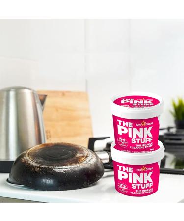 Home Stuff Pink Stuff Miracle Cleaning Paste - Versatile 100% Natural Cleaner (850g) - Removes Grease Restores Shine on Kitchen Oven Bathroom and Hard Surfaces - Buy Online on GoSupps.com
