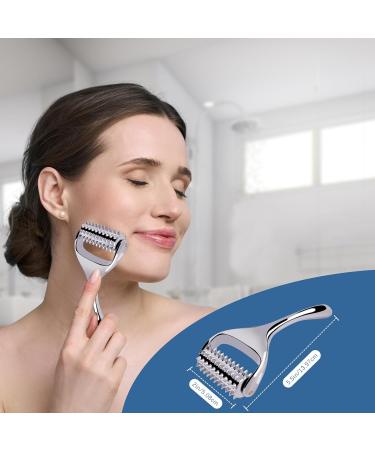 Buy Metal Microneedling Derma Scooter - Anti-Aging Wrinkle Reduction Pore Minimizer & Hair Loss Solution for Face & Body - Buy Online on GoSupps.com