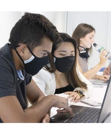 Case-Mate Safe+Mate Cloth Face Mask 3 Pack - Washable & Reusable - Adult S/M - Includes Filter - Black/Navy/Gray - Buy Online on GoSupps.com