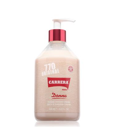 Carrera Jeans 770 Original Bath and Shower Cream for Women Silky Smooth Skin 16.9 Fl Oz (1)