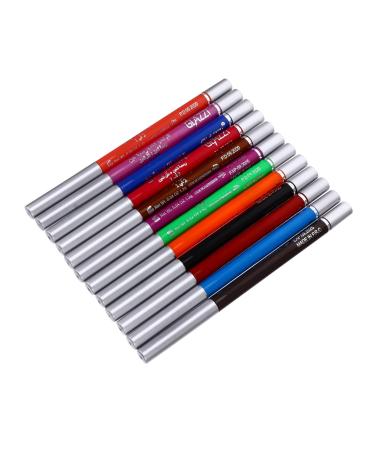 DOITOOL 12 Pcs 1 Set Shadow Set Eyeshadow for Eyes Makeup Kit Quick Dry Suite 1 count (Pack of 1) Colorful