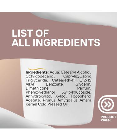 Body Lotion with Warm Vanilla & Amber | Light Moisturization Bitter Almond Oil Glycerine & Vitamin E | Fast Absorbing - 16.9 fl. oz - Buy Online on GoSupps.com