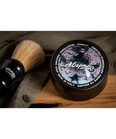 THE GOODFELLAS SMILE Abysso Traditional Shaving Soap - Made in Italy | 100g | Premium Quality for Gentlemen - Buy Online on GoSupps.com