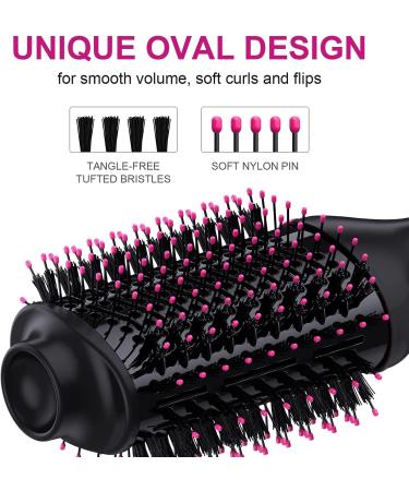 Lanboo 3 in 1 Hair Dryer Brush: Adjustable Temperature Hot Air Styler for Women - Hair Volumizer & Styling Tool for Short, Medium, Long Hair - Buy Online on GoSupps.com