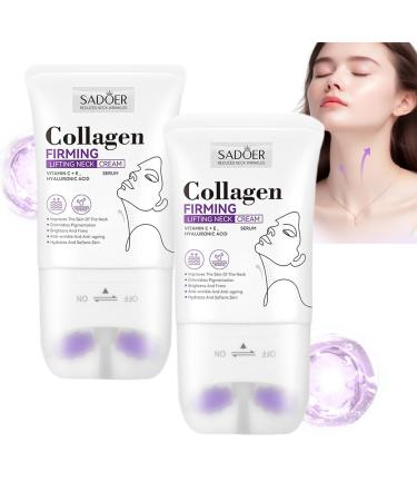 Sadoer Face & Neck Collagen Cream Collagen Firming Lifting Neck Cream Korean Firming Neck Roller Cream Collagen Anti Wrinkle Neck Cream (2)