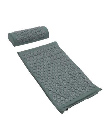 Fomiyes 2st acupuncture massage pillow matt acupuncture accessories yoga food massage pads shiatsu massage pillows practical massage pillows washable.