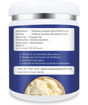 Myoc Shea butter cosmetic quality Unrefined natural butter for skin care hair care and DIY formulations Ideal for creams balms lotions and body butters 500g - Buy Online on GoSupps.com