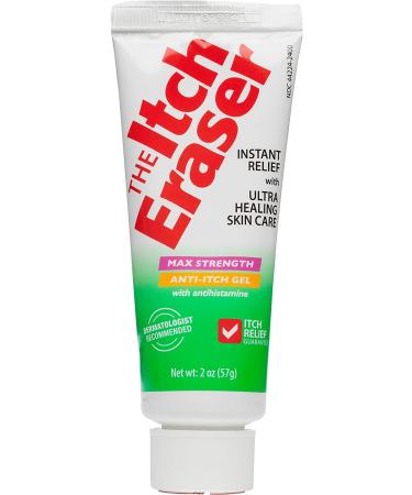 Itch Eraser Max Strength Gel 2 oz (Pack of 4) - Fast Relief for Itchy Skin - Buy Online on GoSupps.com