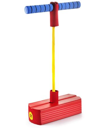 Play22 Foam Pogo Jumper for Kids - Fun and Safe Jumping Stick - Pogo Stick for Kids and Adults - Pogo Jump Makes Squeaky Sounds - Holds Up to 250 LBS - Great Gift for Boys and Girls - Original