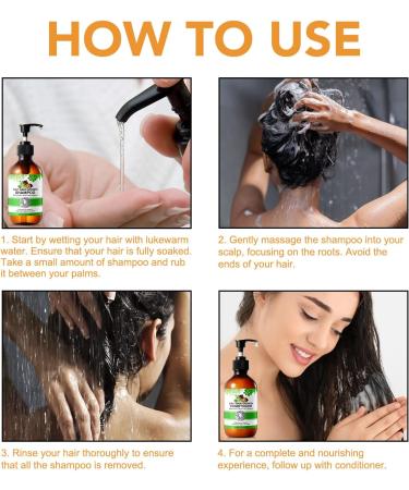3 in 1 Shampoo and Conditioner with Biotin Rosemary Oil Black Castor Oil and Batana 2 x 10.56 fl oz Shampoos and Conditioners to Strengthen and Restore Brittle Hair (#3) - Buy Online on GoSupps.com