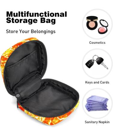Women's Bonds Storage Pockets Halter Kit Bag - Portable Period Bag with Magma Texture - Ideal Feminine Product for Women & Girls - Buy Online on GoSupps.com