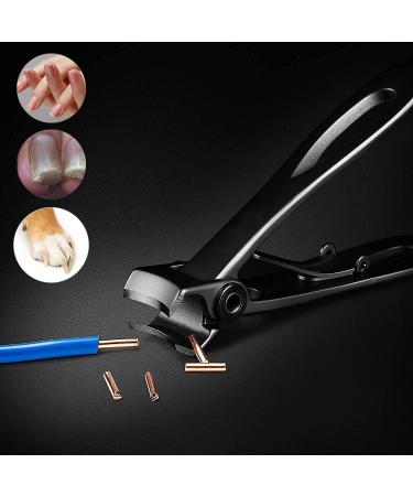 Nail Clipper Wide Jaw Opening Nail Clippers Giant Nail Clipper for Thick Nails Stainless Steel Fingernail and Toenail Clippers Cutter Trimmer for Men Women Seniors Adults - Buy Online on GoSupps.com
