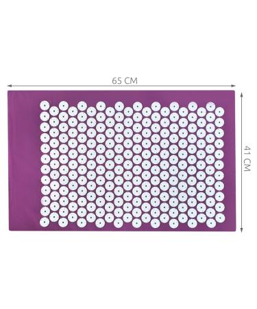 Premium Acupressure Mat for Whole Body Relaxation - Purple/Black Massage Mat for Muscle Relief - Buy Online on GoSupps.com