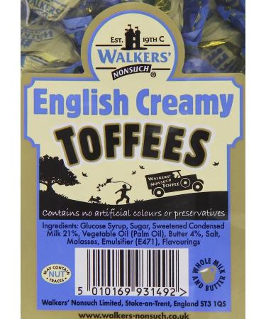 Walkers English Creamy Toffees 500g Delicious Tasty And Twisty Treat Gift Hamper For Birthday Christmas Sold By Kidzbuzz - Buy Online on GoSupps.com