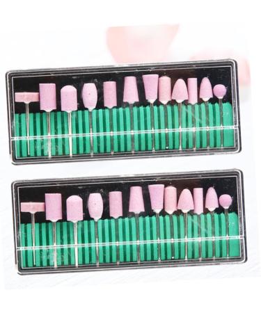 FOMIYES 2 Nails Drill Bits Kit De Manicura Manicure Drill Bits Nail Drill Tool Nail Drill Bits Nail Grinding Head Nail Tool Clean - Buy Online on GoSupps.com