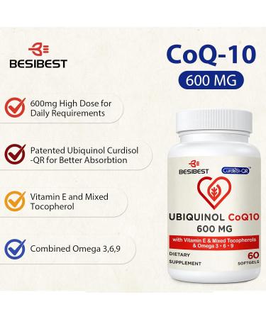 Buy CoQ10 600mg & 1000mg Liposomal Ubiquinol Supplement Bundle | Premium Quality & International Shipping - Buy Online on GoSupps.com