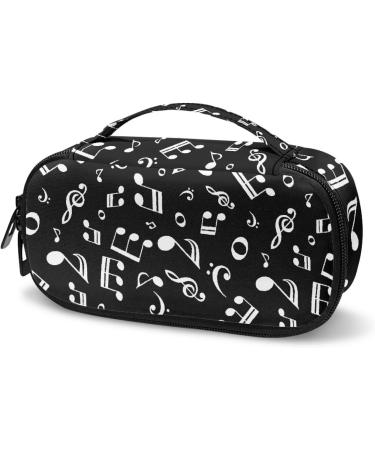 TODIYADDU White Insulin Cooler Case - Music Symbol Design | Diabetes Medication Organizer Bag with Handle for Daily Life and Travel - Buy Online on GoSupps.com