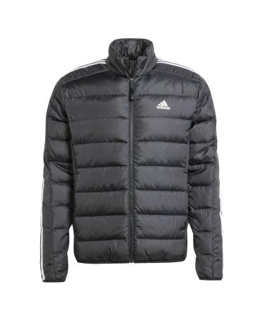 adidas male Adult Essentials 3-stripes Light Down Jacket Jacket (Down) L Black