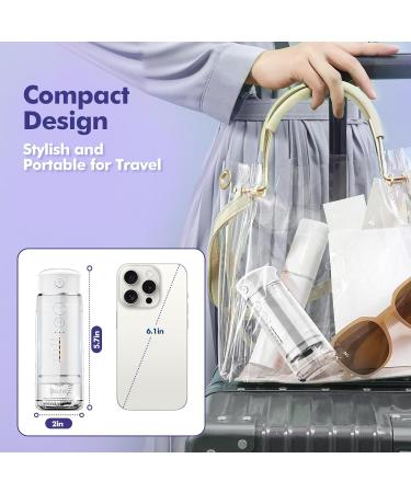 Bezvoi Mini Portable Water Flosser 5 Modes Water Flossers with 6 Tips IPX7 Waterproof Water Floss with Telescopic Water Tank for Home & Travel White - Buy Online on GoSupps.com