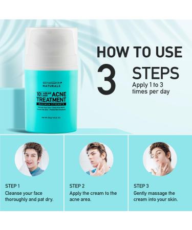 Acne Gel for Cystic & Hormonal Treatment | Max Strength Salicylic & Azelaic Acid | Blemish Remover for Face Body & Back | Pimple Cream for Teens & Adults | 1.7 oz (50 ml - Buy Online on GoSupps.com