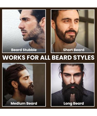 RUBAB MEN Pocket Size Nylon Bristle Beard Brush - Travel Friendly for Men - Buy Online on GoSupps.com