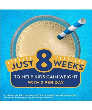 PediaSure Grow & Gain with Immune Support Kids Protein Shake - 24 Count, Banana Flavor | 27 Vitamins, 7g Protein, Non-GMO, Gluten-Free - Buy Online on GoSupps.com