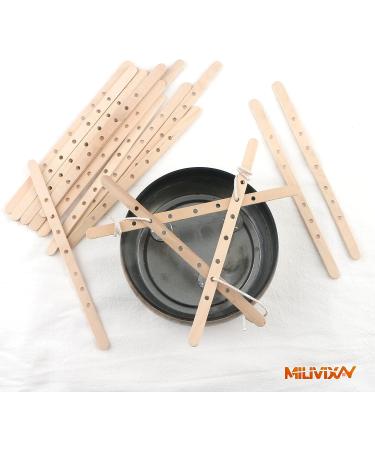 100pcs MILIVIXAY Wooden Candle Wick Holders - Wick Bars for Large & Multiwick Candles - Buy Online on GoSupps.com