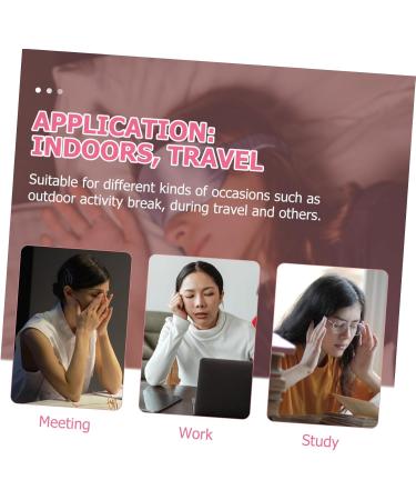 Buy Mikinona Lace Flower Eye Mask - Travel Sleep Mask for Eyeshadow & Relaxation | Black Polyester 22x9x0.8cm | International Shipping Available - Buy Online on GoSupps.com