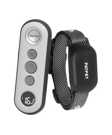 PATPET Dog Shock Collar with Remote - 3 Safe Training Modes, Rechargeable Waterproof Dog Training Collar for Small Medium Large Dogs (8-120 lbs), 3000Ft Control Electric Bark Collar with Remote Dark Grey - Buy Online on GoSupps.com