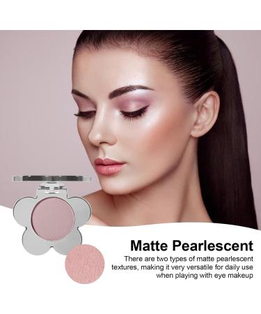 Matte Eyeshadow Singles Highly Pigmented Eye Makeup Eyeshadow Makeup Highlighter Matte Flower Shape Eye Shadow Long Lasting Wear Glitter Primer Palette 102 - Buy Online on GoSupps.com