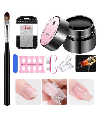 Pasbuteiy Broken Nail Repair Kit - 5g Gel Glue Brush Nail Clips Protective Repair Gel with File and Brush for Girls - Damaged Broken Split Nails - Daily Manicure Care - Daily Manicure - Buy Online on GoSupps.com