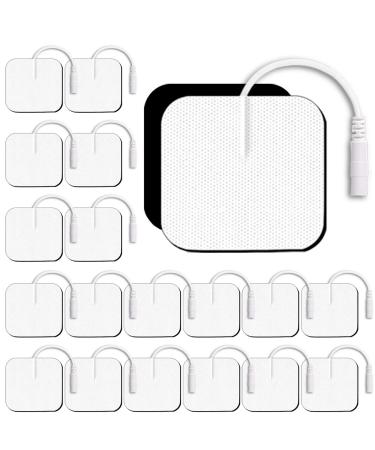 TENS Unit Replacement Pads TENS Unit Pads SM Electrodes Pads 2x2 20 Pack Reusable Self-Adhesive Electrodes Pads Compatible with AUVON TENS TENS 7000 HealthmateForever EMS Muscle Stimulator Machine 2*2--20 Pack - Buy Online on GoSupps.com
