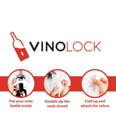 Vinolock Wine Protector Bag for Airline Travel - 6 Pack - Buy Online on GoSupps.com