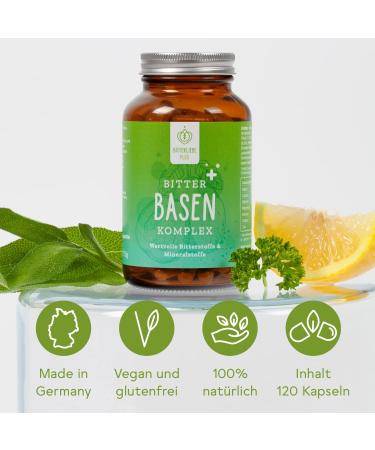 Bitterliebe Plus Bitter Bases Complex Tablets 360 - Vegan Acid-Base Balance with Zinc - Base Preparation for Optimal Health - Buy Online on GoSupps.com