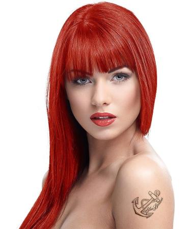  Crazy Color Crazy Color Semi-Permanent Hair Color 100ml (Vermillion Red) - Buy Online on GoSupps.com