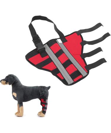 Dog Hind Leg Brace Dog Supplies Dog Health and Supplies Comfort Dog Knee Pads Brace to Heal Pain Caused by Surgery with Reflective Strip Dog Health and (L) - Buy Online on GoSupps.com
