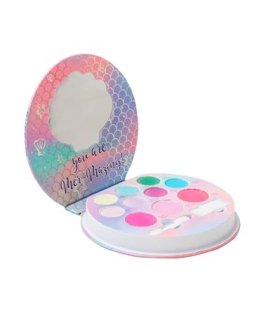Lip Smacker Sparkle & Shine Eyeshadow Makeup Palette, Mermaid Palette Shimmer | Christmas Make Up Collection | Holiday Present | Gift for Girls