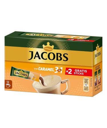 Buy Jacobs Coffee Specialties 3 in 1 Caramel - 144 Sticks Instant Coffee | 12 x 10+2 Drinks - International Shipping Available - Buy Online on GoSupps.com